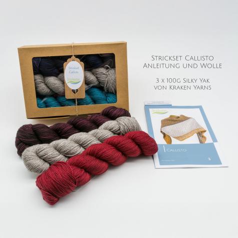 Strickset Tuch Callisto