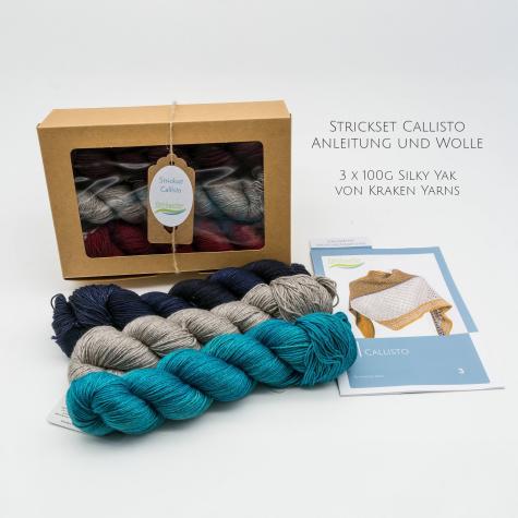 Strickset Tuch Callisto