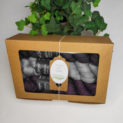 Preview: Strickset Tuch Mrs. Gaskelll